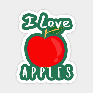 I Love Apples! Magnet