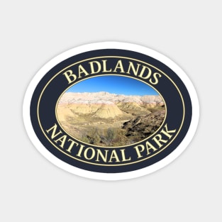 Yellow Mounds at Badlands National Park in South Dakota Magnet