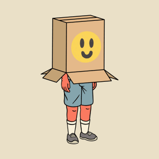 Boy in a cardboard box T-Shirt