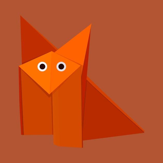 Cute Origami Fox by Boriana Giormova