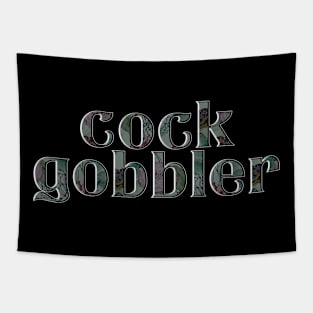 cock gobbler Tapestry