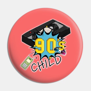 90's Child Retro Pin