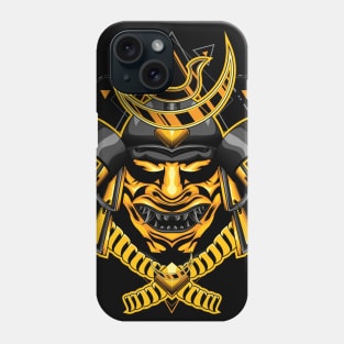 samurai mask vector Phone Case