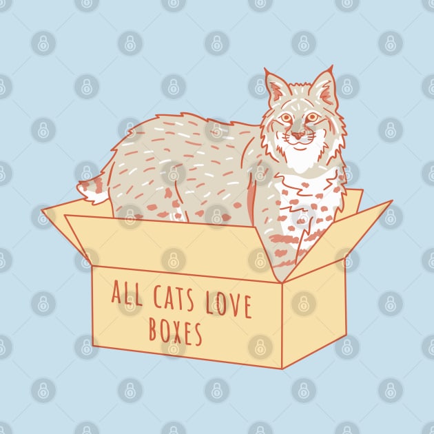 Bobcat in the Box by Wlaurence