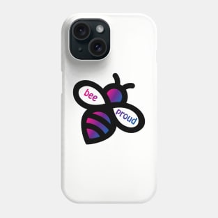 Bee Proud - Bisexual Flag bees Phone Case