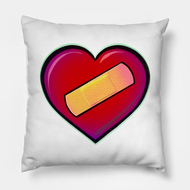 Healing heart Pillow by Ideas Corner