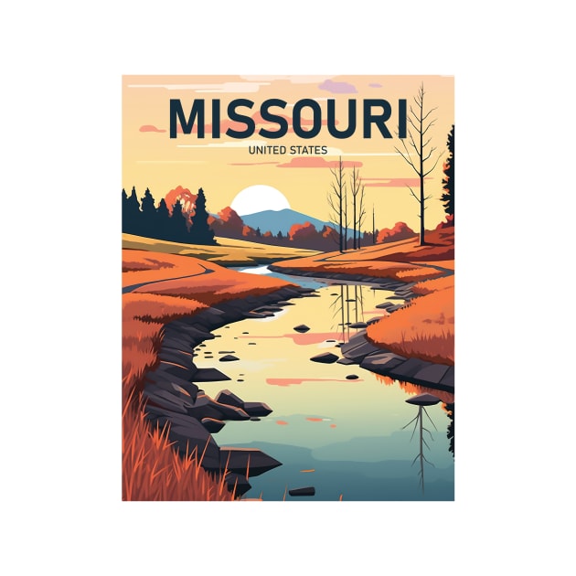 MISSOURI by MarkedArtPrints