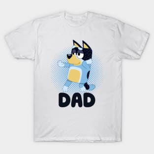 It's not a Dad BOD It's a Father Figure Bluey T-Shirt, Bluey Father T-Shirt  - The best gifts are made with Love