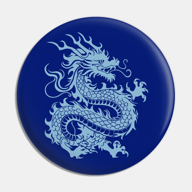 Powder Blue Dragon Pin by nancy.hajjar@yahoo.com