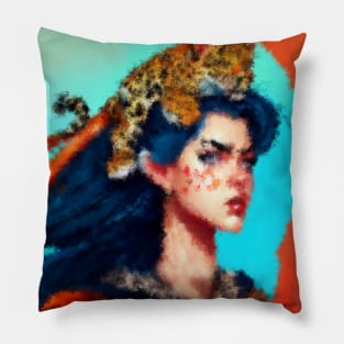 Whispers of Jungle Royalty: Unveiling the Beastly Elegance Pillow