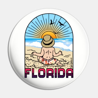 Florida Beach Baby Pin