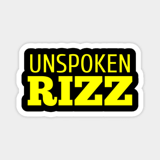 Unspoken Rizz Yellow Gold Magnet