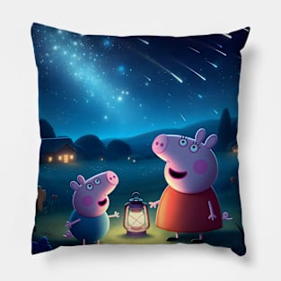 Kids Fashion: Explore the Magic of Cartoons and Enchanting Styles for Children Pillow