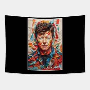 Rick Astley // Paper Art Tapestry