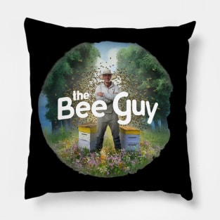 Funny Beekeeper Art For Men Dad Bee Hive Honey Beekeeping Pillow