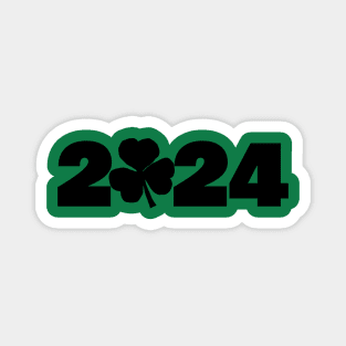 St Patricks Day 2024 in Black Magnet