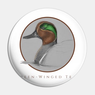 Green-Winged Teal Pin