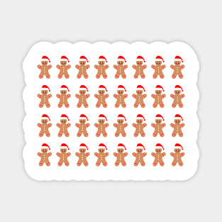 Christmas gingerbread man Magnet