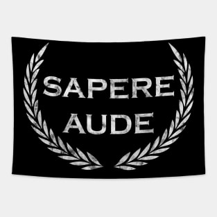 Latin saying - Sapere Aude Tapestry