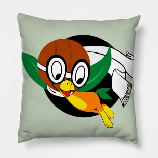 Orange Bird Pilot Pillow