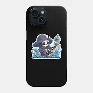 Psychedelic Mushroom Reaper Phone Case