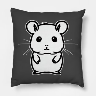 Minimalistic hamster Pillow