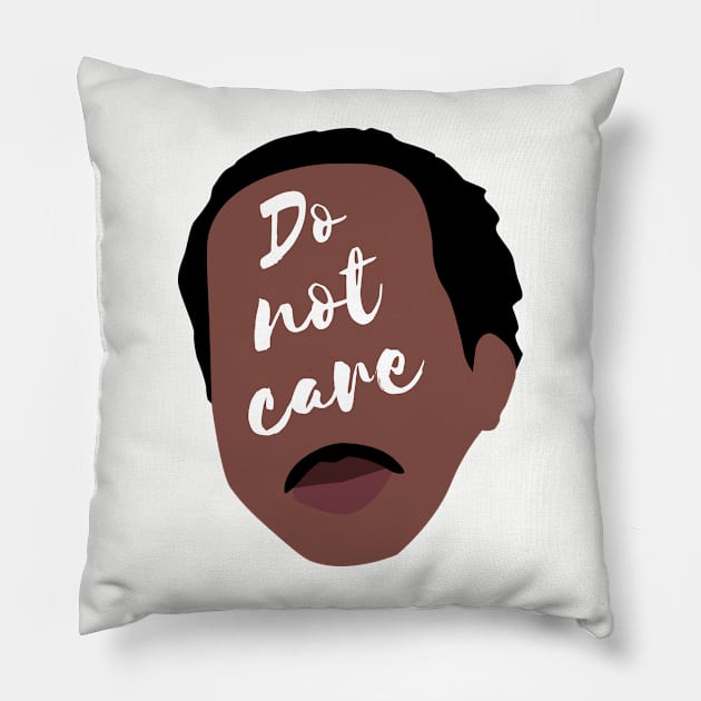 Do Not Care - Stanley - The Office Pillow by MoviesAndOthers