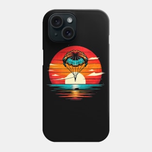 Parasailing Sunset Design Phone Case