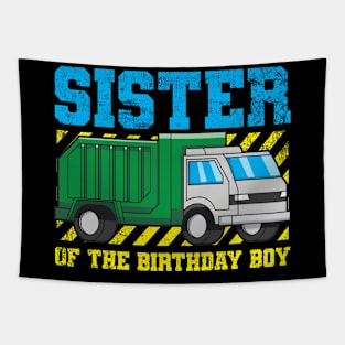 Sister Birthday Garbage Truck Tapestry