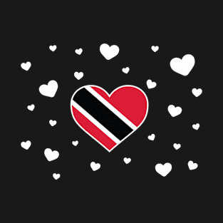 Trinidad and Tobago  love flag heart designs T-Shirt