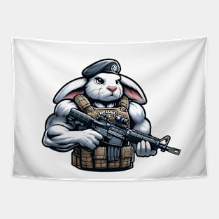 Tactical Rabbit Tapestry