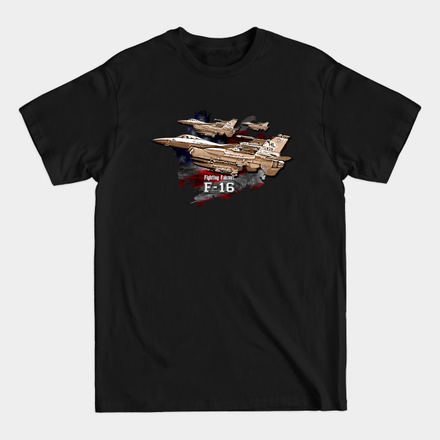 Discover F16 Jetfighter - F16 Falcon Jetfighter - T-Shirt