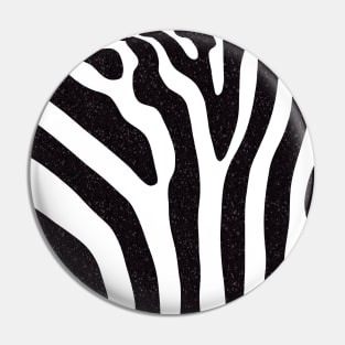 Textured Zebra Stripes | Zebra Pattern Pin