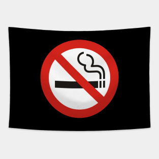 No Smoking Sign Tapestry