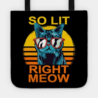 So Lit Right Meow Tote