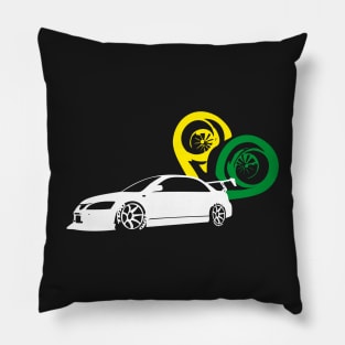 mitsubishi evolution Pillow