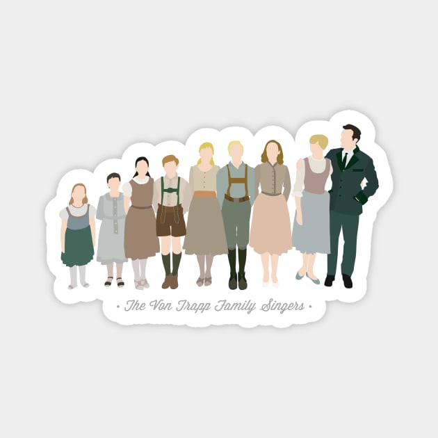 The Von Trapp Family Singers Magnet by mshelffo