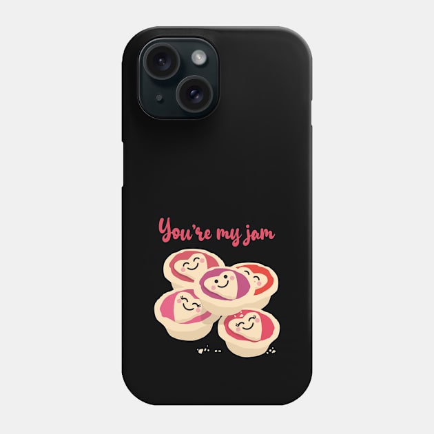 You're My Jam (Tarts) Phone Case by VicEllisArt