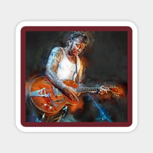 Brian Setzer Stray Cats Magnet