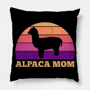 Alpaca Mom Llama Mother Pillow