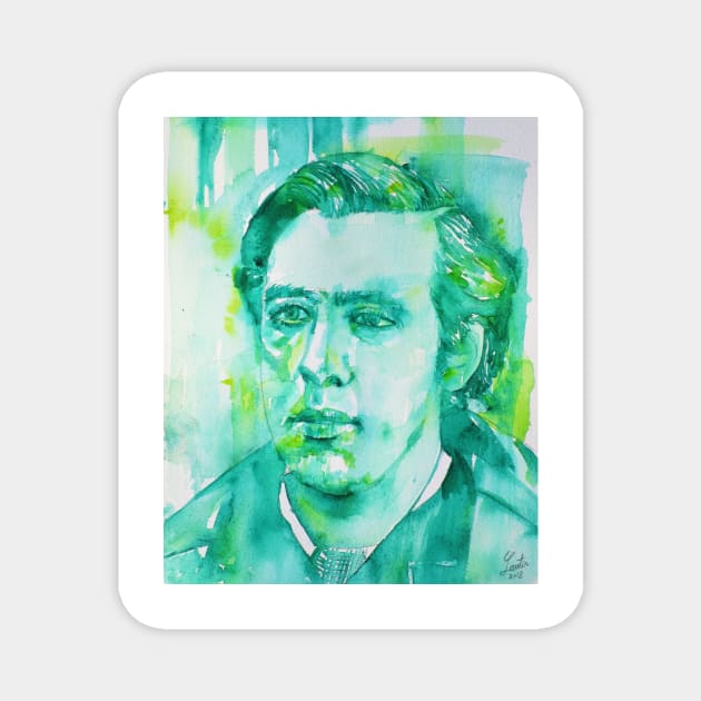 OSCAR WILDE watercolor portrait .19 Magnet by lautir