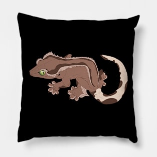 Striped Crested Gecko Pillow