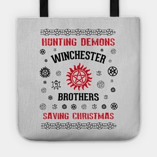 SPN XMAS - A very Supernatural Xmas Tote