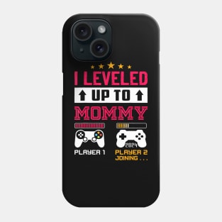 Leveling Up To Mommy Est 2024 First Time Mom 2024 Video Game Phone Case