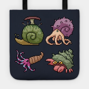 Pixel Shell Monster Tote