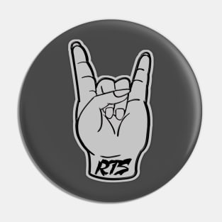 horns up rioters Pin