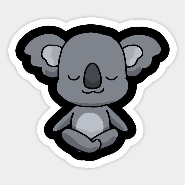 Koala Yoga Funny Koala Gift - Koala Yoga - Sticker | TeePublic Koala Yoga Funny Koala Gift - Koala Yoga - Sticker | TeePublic