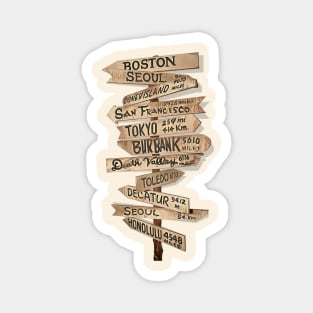 MASH 4077th Sign Post Magnet