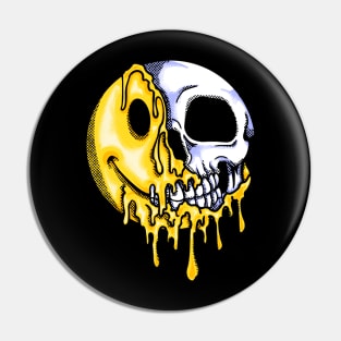 SKULL SMILEY Pin