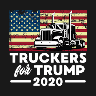 Trucker for Trump Election T-Shirt